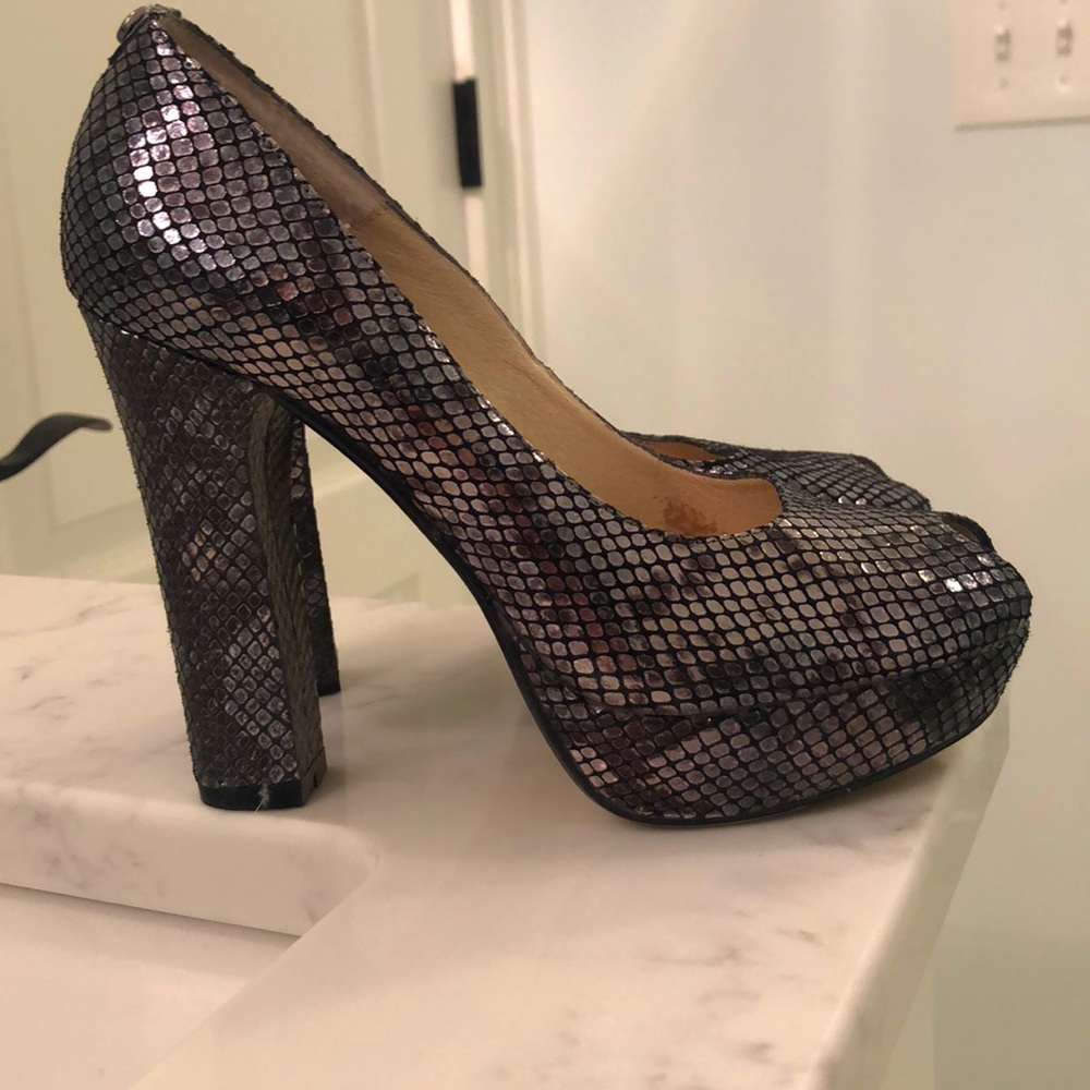 Michael Kors Platform Peep Toe Heels